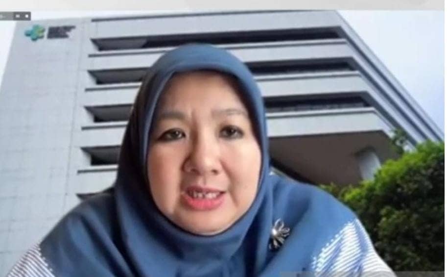 Juru Bicara Kemenkes RI Siti Nadia Tarmizi saat menyampaikan keterangan pers secara virtual yang diikuti dari Zoom di Jakarta, Kamis (5/5/2022)