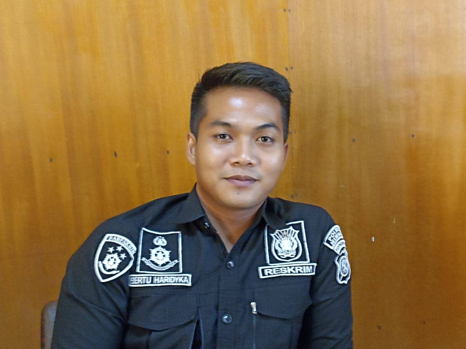 Kasat Reskrim Polres Mimika, Iptu Bertu Harydika Eka Anwar