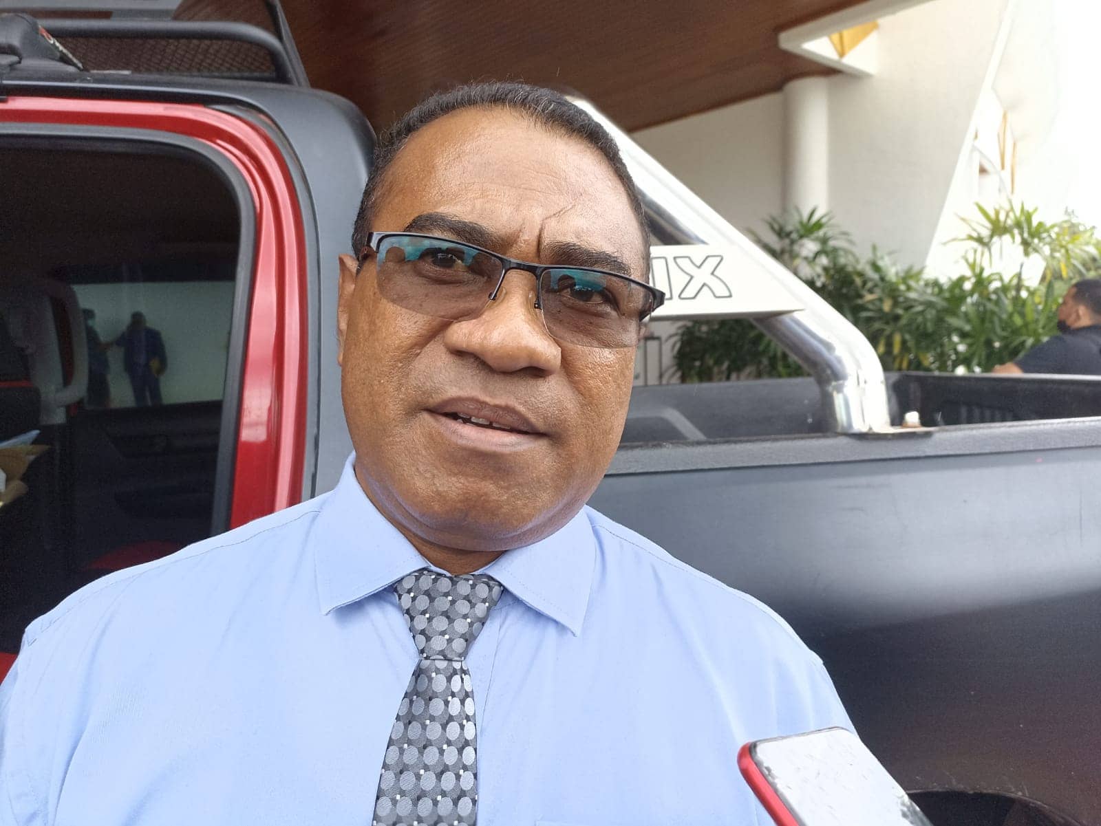 Kepala BKPSDM Kabupaten Mimika, Ananias Faot kepada
