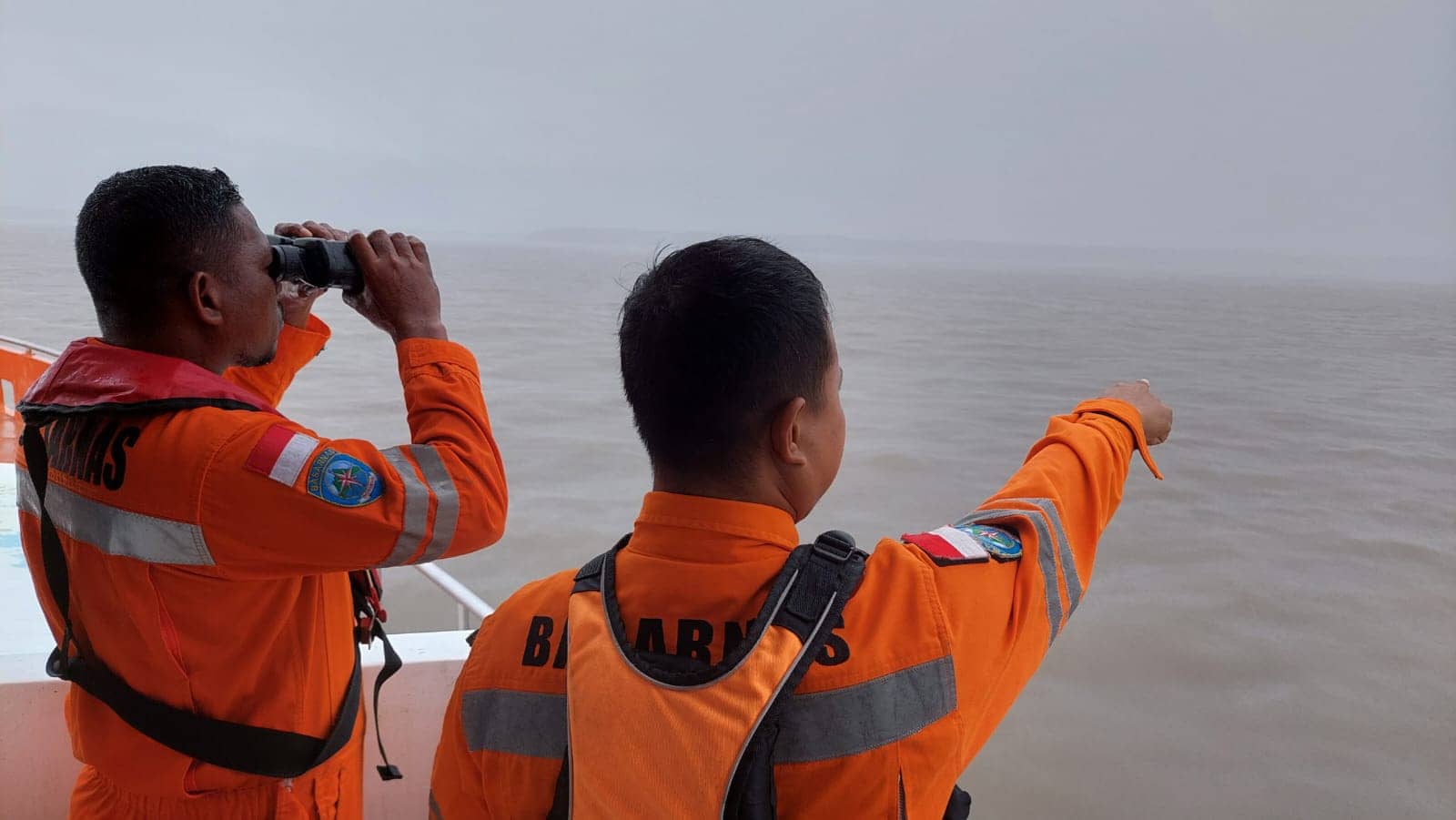 Tim SAR saat melakukan pencarian KMN Norbaya yang sempat dilaporkan hilang
