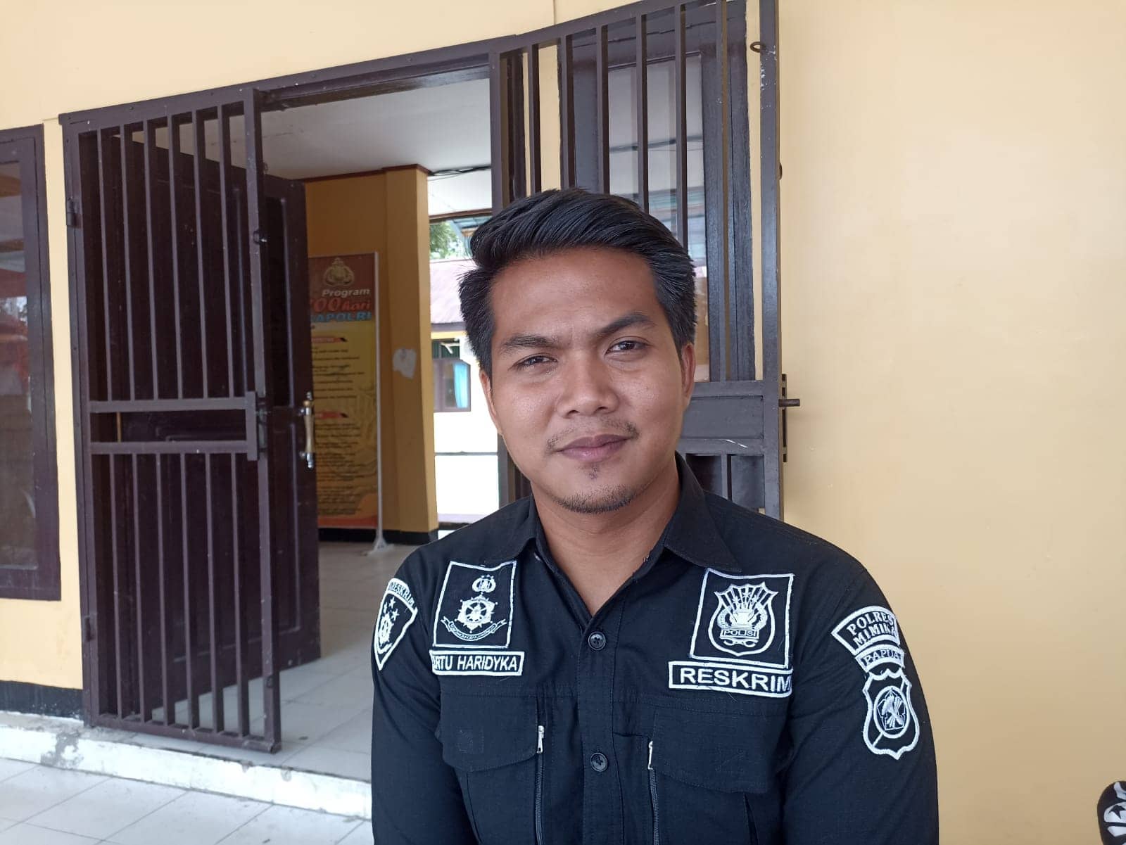 Kasat Reskrim Polres Mimika, Iptu Berthu Harydika Eka Anwar