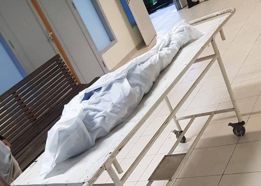 Jenazah Alfiano Priyadi sedang berada di Kamar Jenazah RSUD Mimika