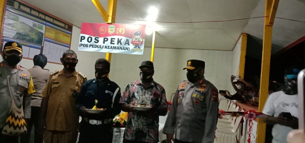 Ilustrasi berita MIMIKA: Terbukti !!! Pos Peka di Kota Timika Tekan Tindakan Kriminal