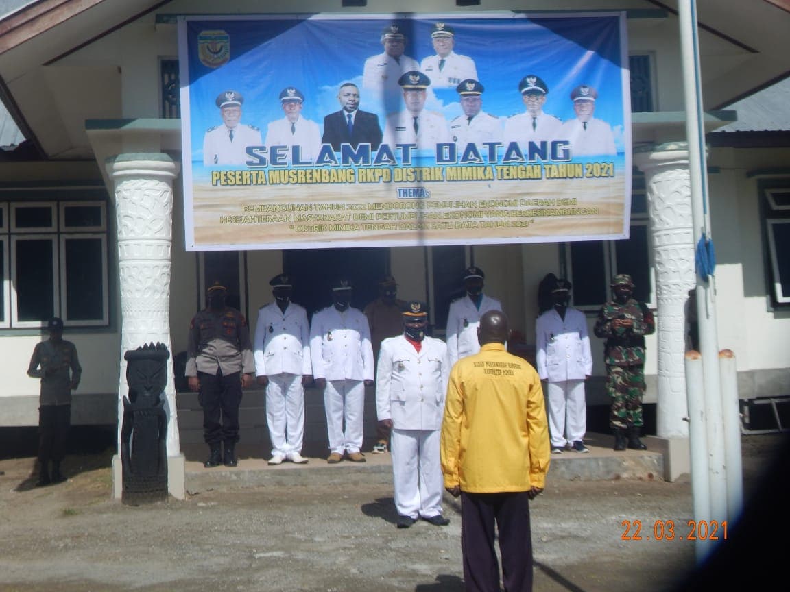 Apel bersama Murenbang Distrik Mimika Tengah.