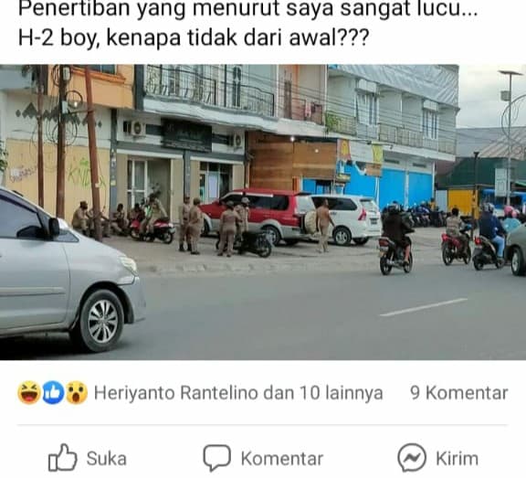 Ilustrasi berita MIMIKA: Satpol PP Dinilai Lucu, Dibiarkan Sejak Awal Ramadhan, Penjual Takjil Jalan Budi Utomo Ditertibkan H-2 Idul Fitri