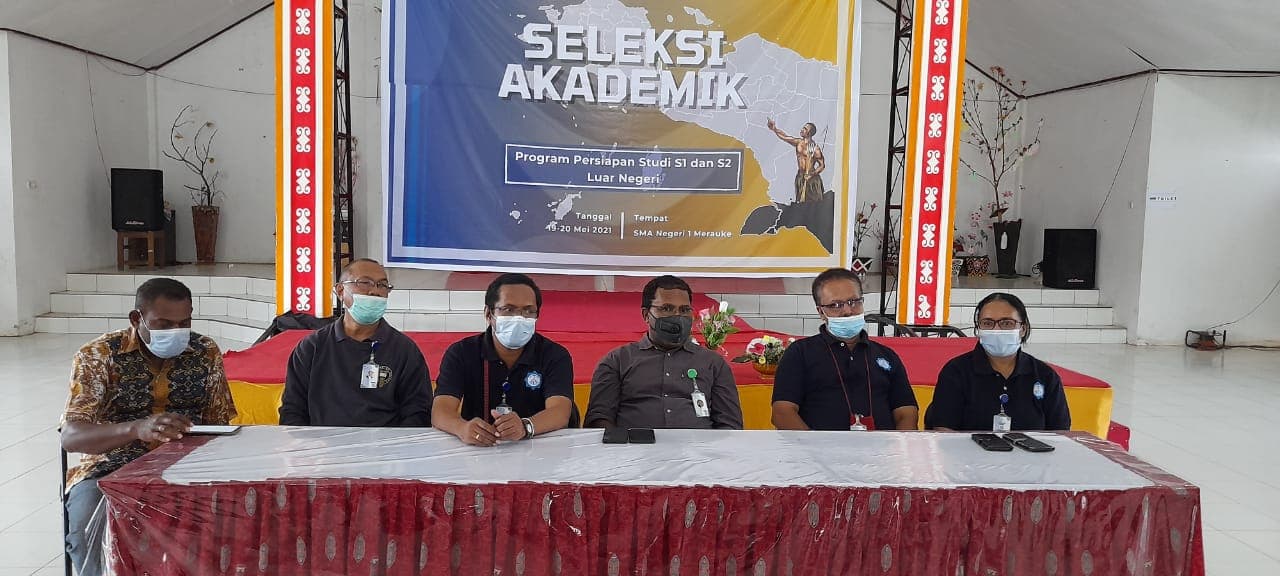 Konferensi Pers PLI di Aula SMAN 1 Merauke