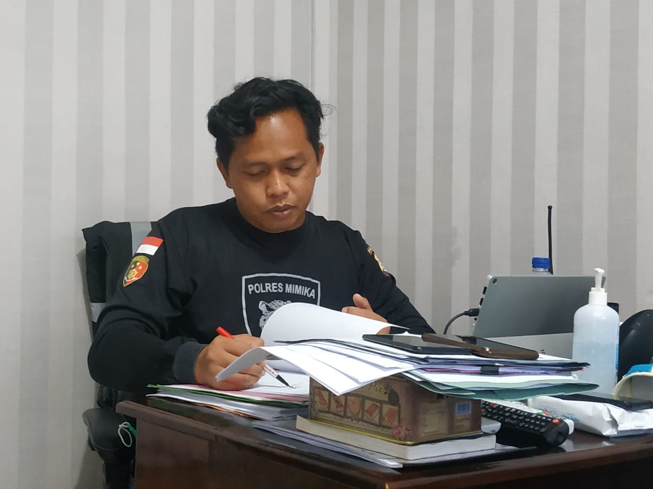 Kasat Reskrim Polres Mimika, AKP Hermanto