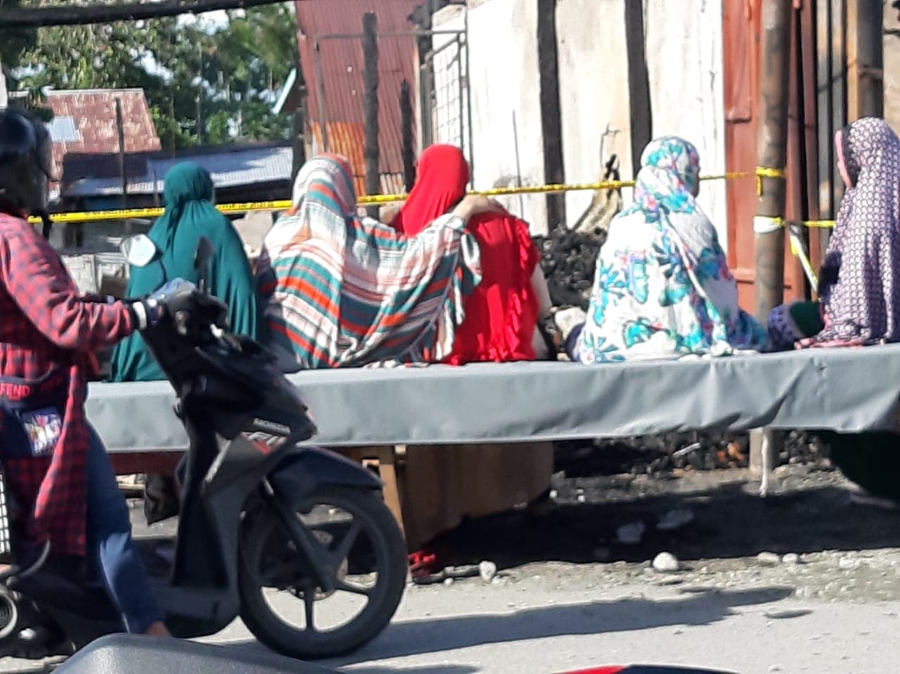 Para korban kebakaran Kompleks Gorong gorong Timika