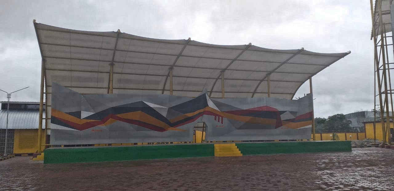 Venue panjat tebing di Mimika