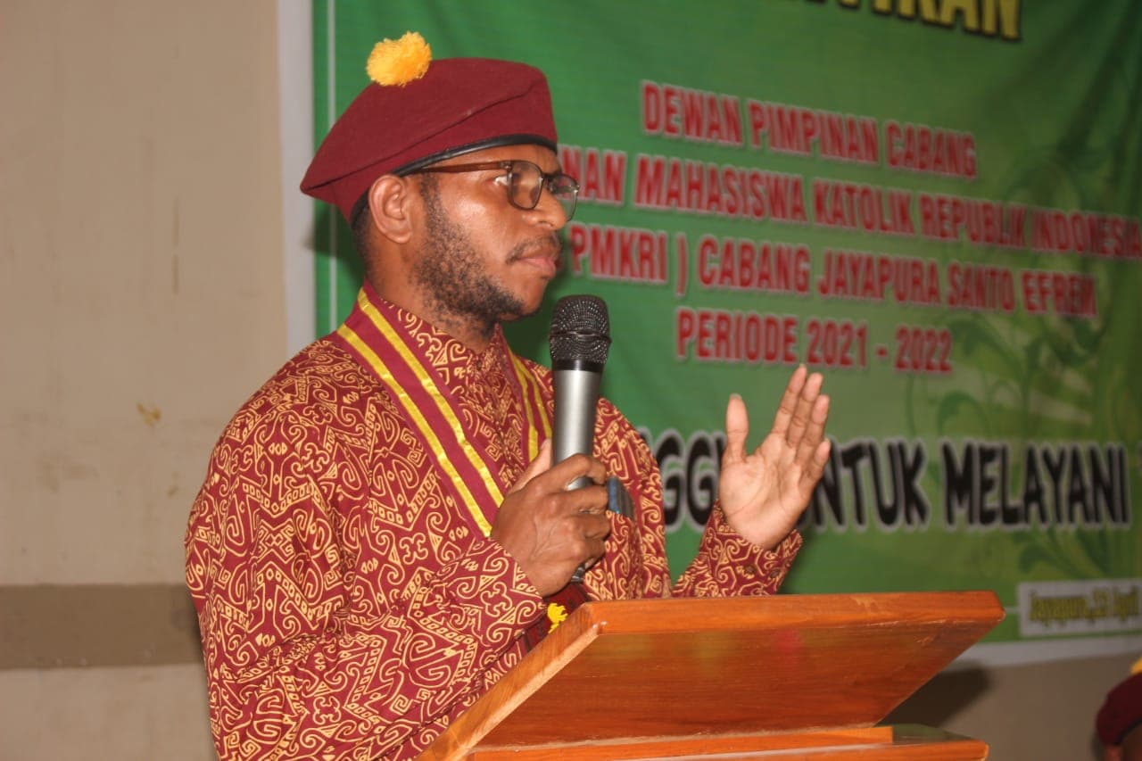 Ketua KOMDA PMKRI Papua Benedictus Bame ST