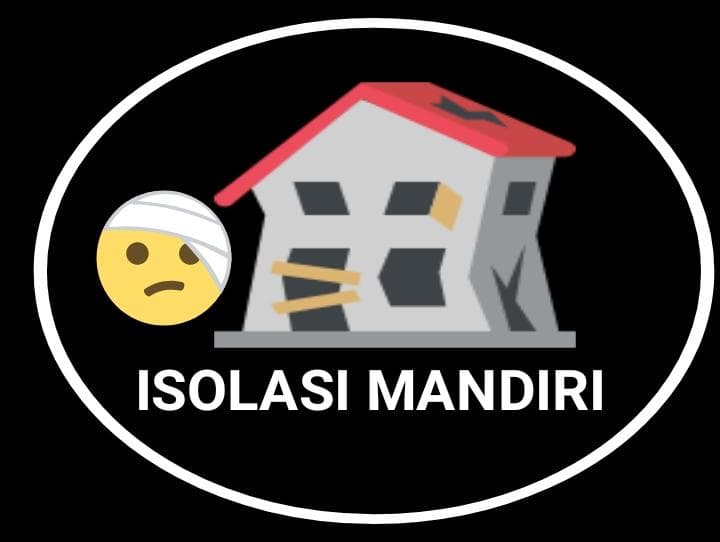 Isolasi mandiri ilustrasi