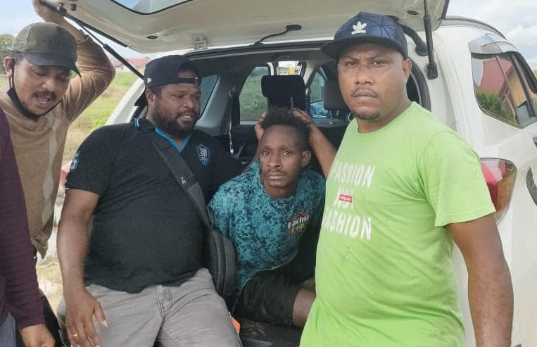 Pelaku Digelandang Petugas ke Polres Merauke
