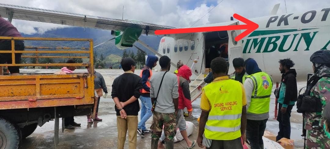 Pesawat Rimbun Air yang hilang kontak.