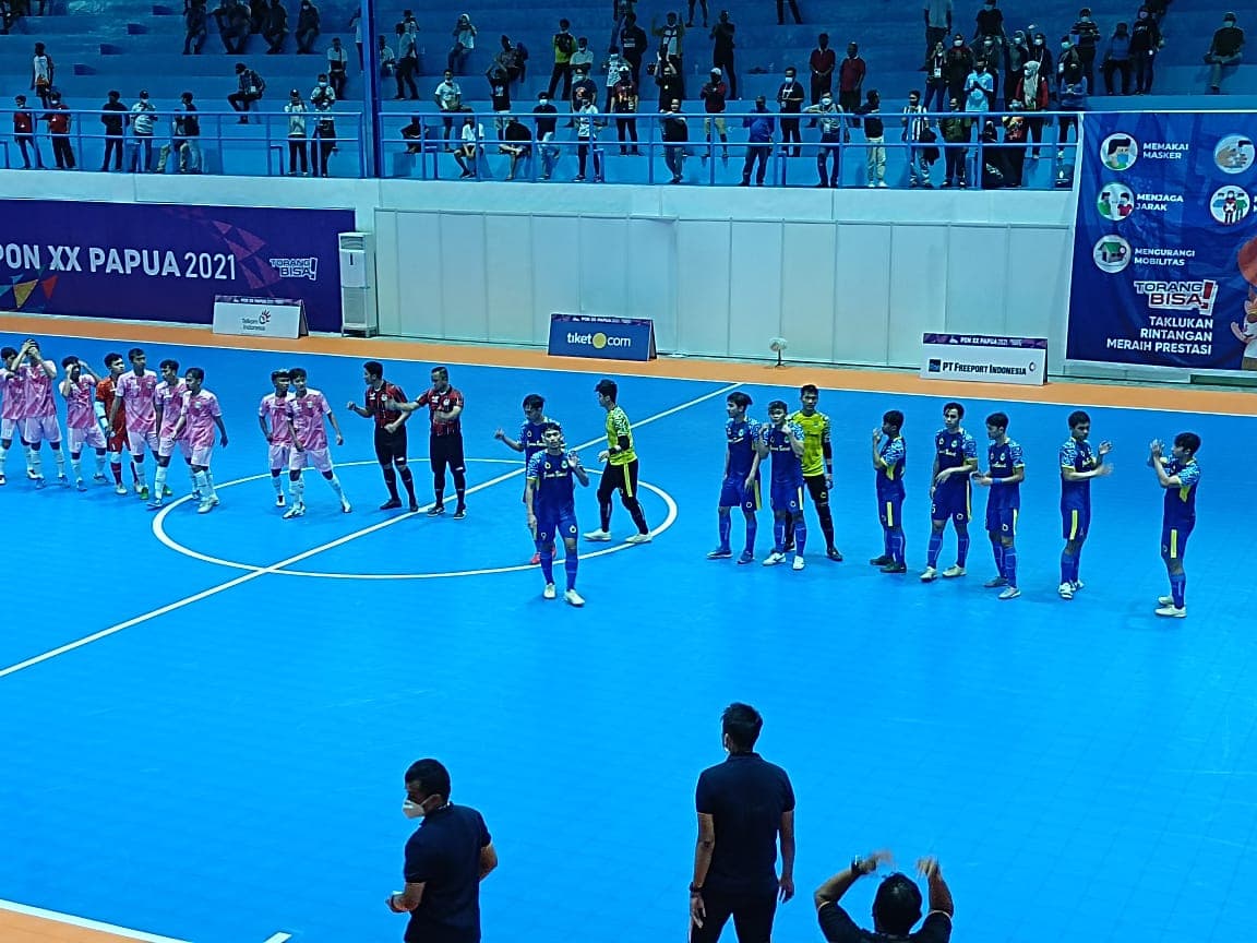 Jawa Barat Vs Banten pada pertandingan PON XX Papua.