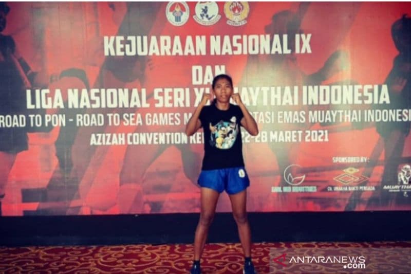 Susanti Ndatapaka saat mengikuti Kejurnas pada Maret 2021 lalu.