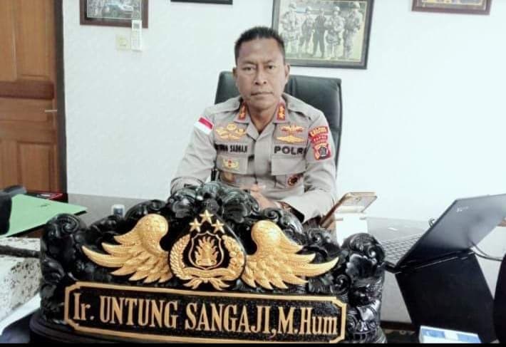Kapolres Merauke, AKBP Ir. Untung Sangaji M.Hum