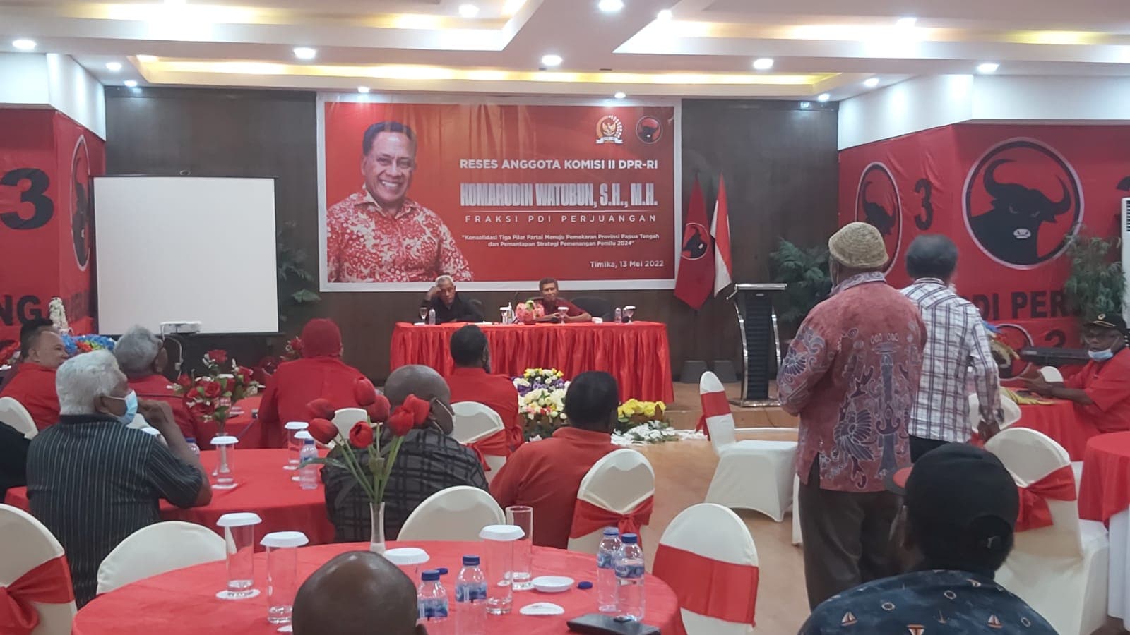 Pertemuan bersama Anggota DPR RI, Komarudin Fatubun.
