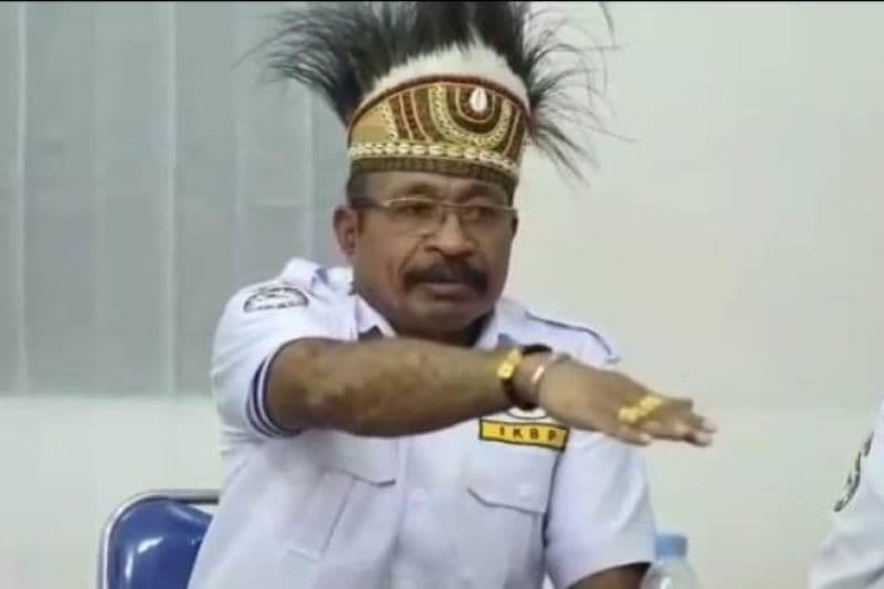 Ketua Umum Ikatan Keluarga Besar Papua (IKBP) Ayub Faidiban