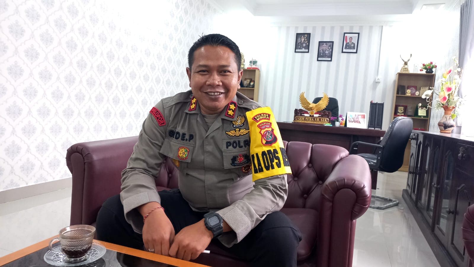 Kapolres Mimika AKBP I Gede Putra