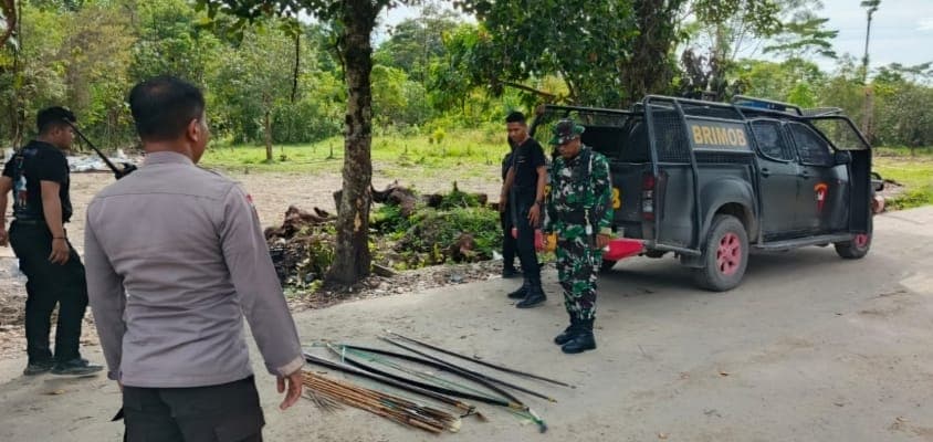 Ilustrasi berita MIMIKA: Jelang Acara Perdamaian, Polres Mimika Amankan Busur dan Anak Panah di Kwamki Narama