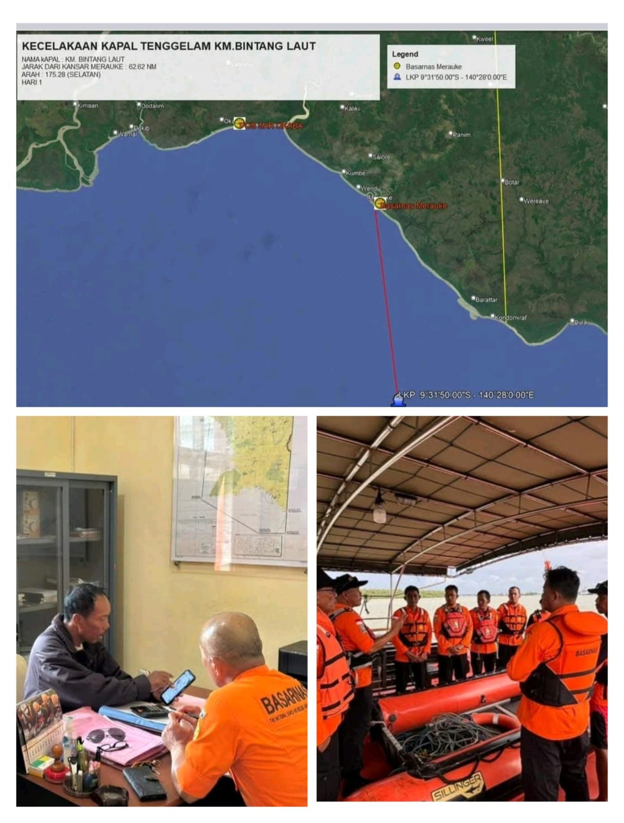 Ilustrasi berita BERITA UTAMA: KM Bintang Laut Tenggelam di Laut Arafuru, Satu Korban Tewas, 12 Ditemukan Selamat dan Enam ABK Hilang