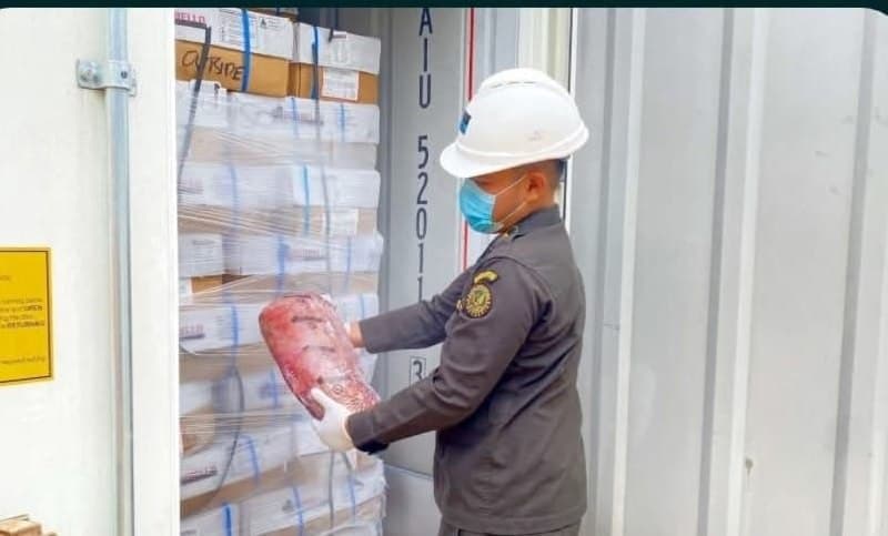 Ilustrasi berita MIMIKA: 27 Ton Daging Sapi Beku dari Surabaya Masuk Timika Lewat Pelabuhan Amamapare