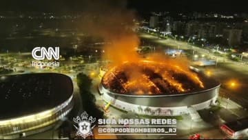 Ilustrasi berita INTERNASIONAL: Kebakaran Hebat di Velodrome Olimpiade Rio Dapat Dipadamkan