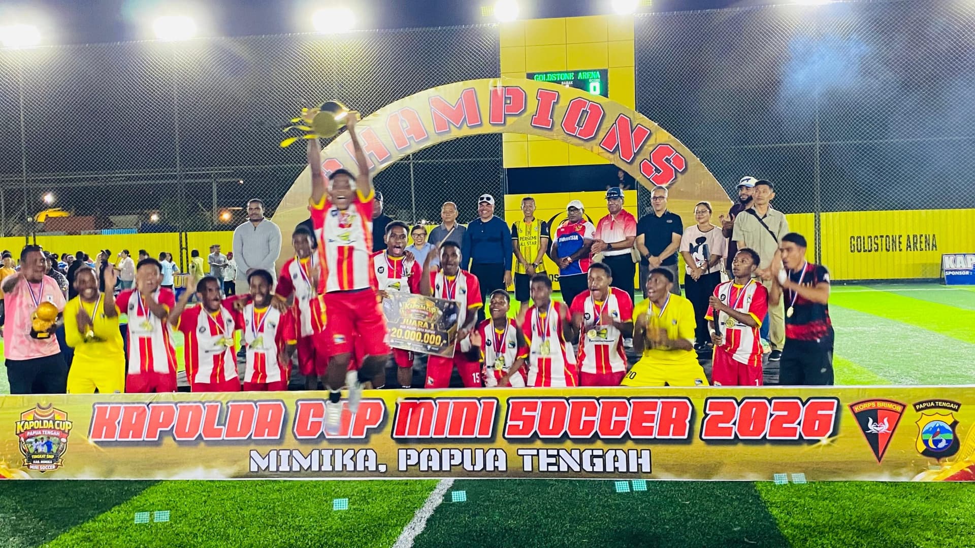 Ilustrasi berita MIMIKA: SMP SATP Mimika Juara I Mini Soccer Kapolda Papua Tengah Cup I 2026