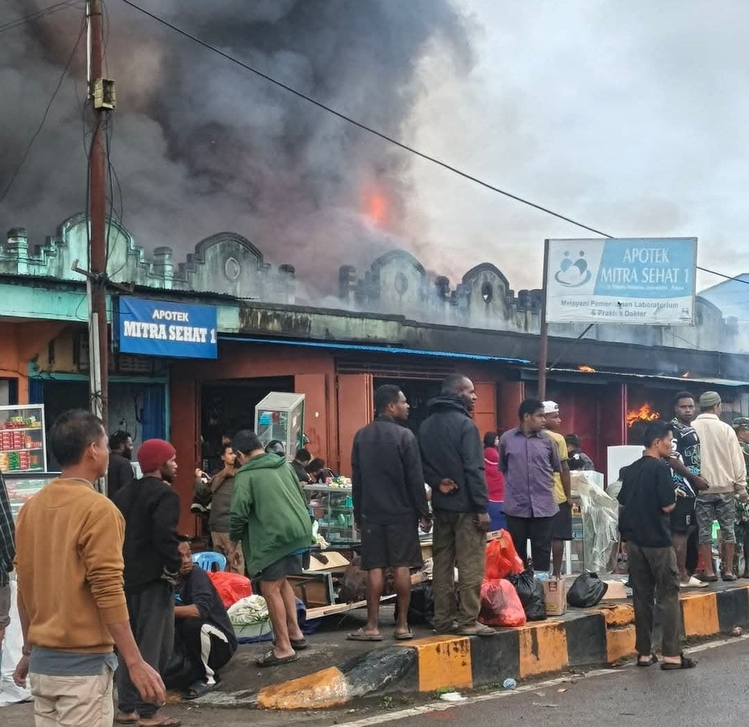 Ilustrasi berita PAPUA: Tadi Pagi, Api Kembali Mengamuk di Pusat Pertokoan Wamena