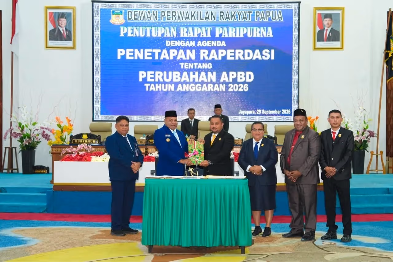 Ilustrasi berita JAYAPURA: Perubahan APBD Papua 2026 Disetujui, Pendapatan Daerah Naik 21,32 Persen Jadi Rp2,46 Triliun