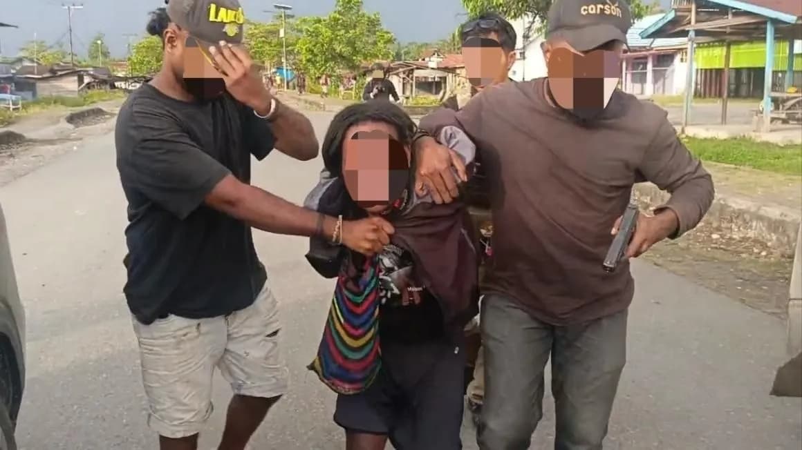 Ilustrasi berita Papua: Polisi Tangkap Anggota KKB Batalyon Yamue di Yahukimo, Terlibat Dua Penembakan
