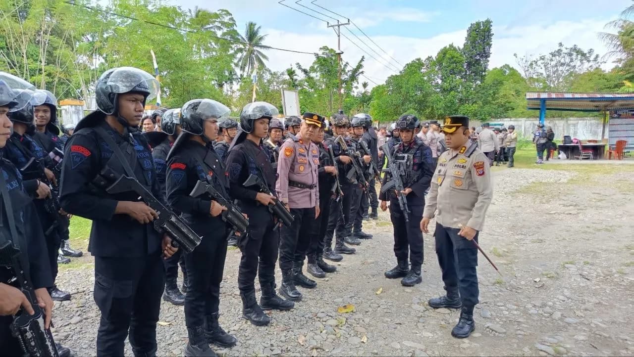 Ilustrasi berita Mimika: Polres Mimika Gelar Cipta Kondisi Jelang Perdamaian Kwamki Narama, 400 Personel Gabungan Dikerahkan