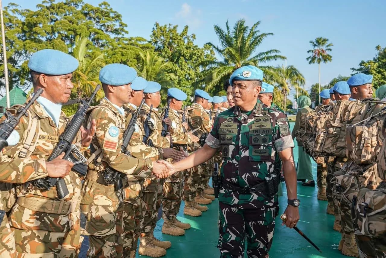 Ilustrasi berita JAYAPURA: Pangdam Cenderawasih Sambut 80 Prajurit Satgas Kizi TNI Usai Sukses Jalankan Misi Perdamaian di Kongo