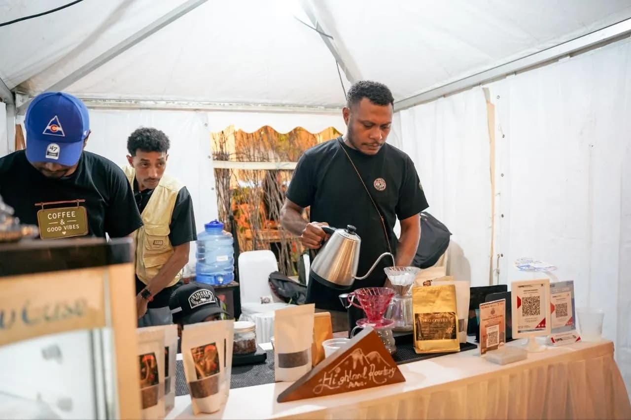 Ilustrasi berita Ekonomi: Festival Kopi Papua 2026 Jadi Ruang Perjumpaan Ekosistem Kopi dan Petani