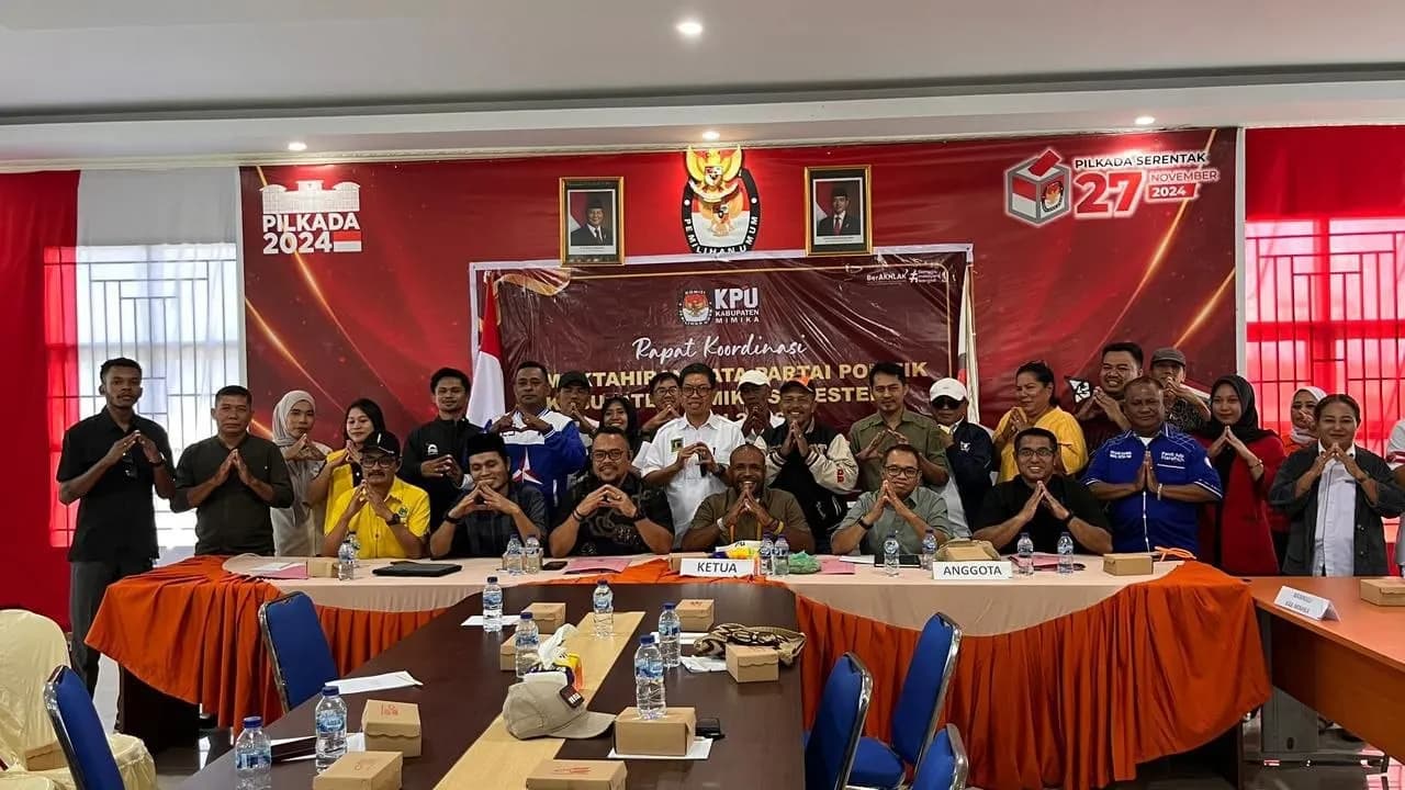 Ilustrasi berita Mimika: KPU Mimika Ingatkan Parpol Perbarui Data Sipol Sebelum 25 Juni, Verifikasi Faktual Segera Dilakukan
