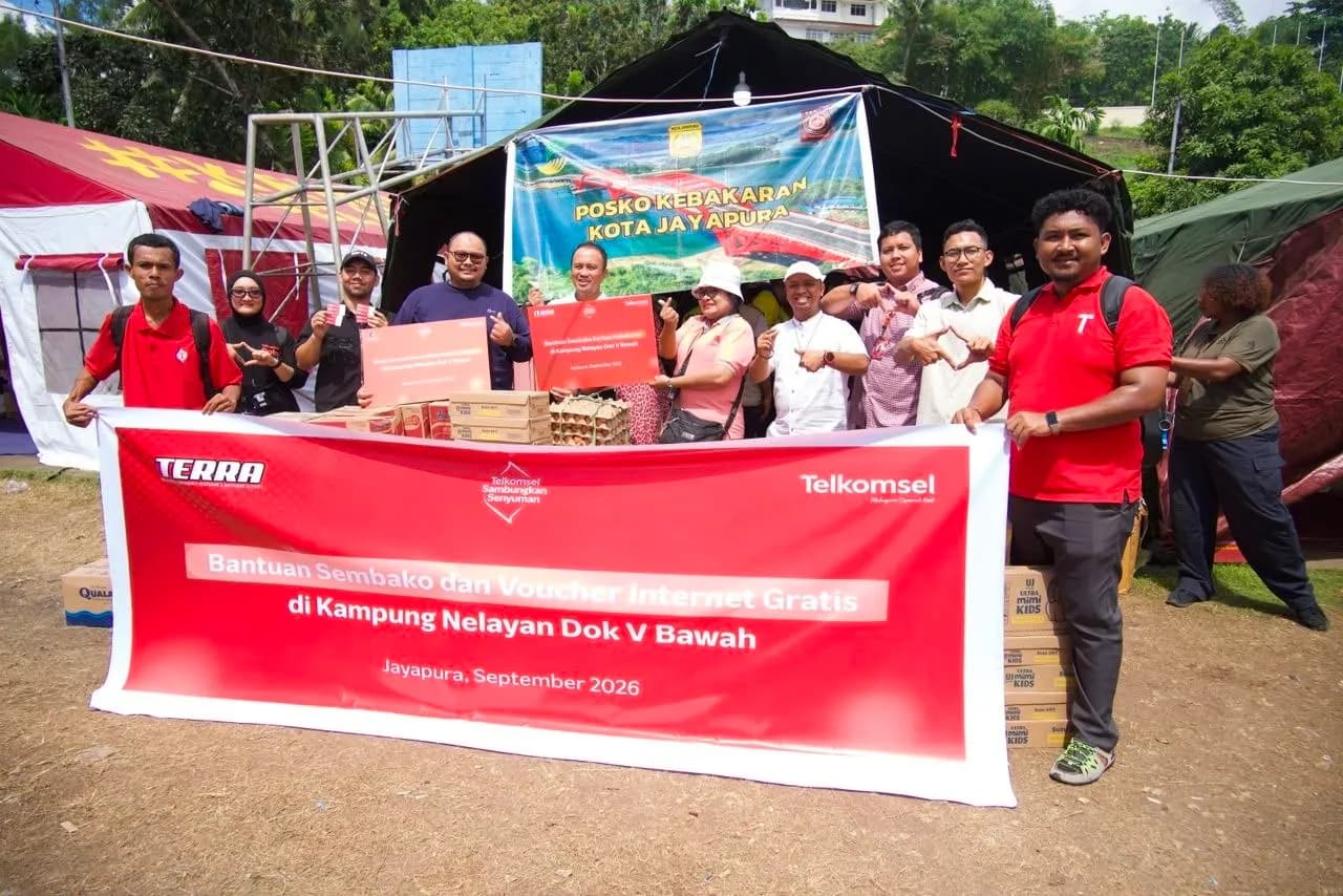Ilustrasi berita JAYAPURA: Telkomsel Bagikan Sembako dan Voucher Internet Gratis untuk Korban Kebakaran di Dok V Bawah Jayapura