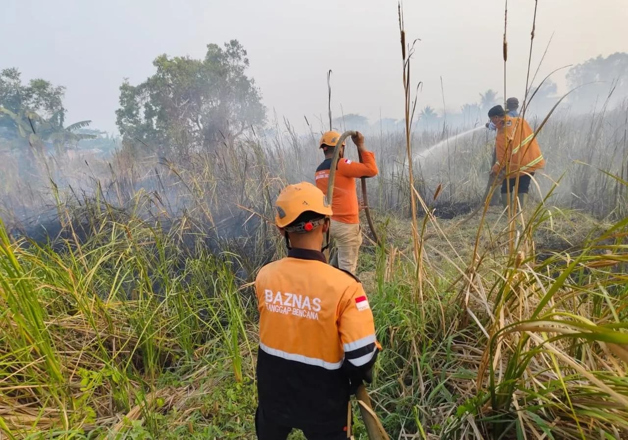 Ilustrasi berita Mimika: Demi Kurangi Asap, Relawan Mimika Respon Cepat Turun Langsung Bantu Tangani Karhutla di Merauke