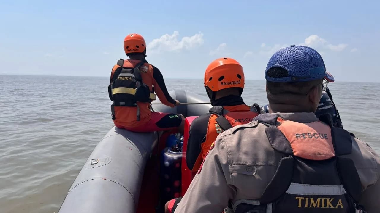 Ilustrasi berita Mimika: 7 Penumpang Termasuk Bayi Enam Bulan Hilang di Muara Betcbamu Asmat Pasca Tragedi Perahu Ketinting Tenggelam, Satu Orang Ditemukan