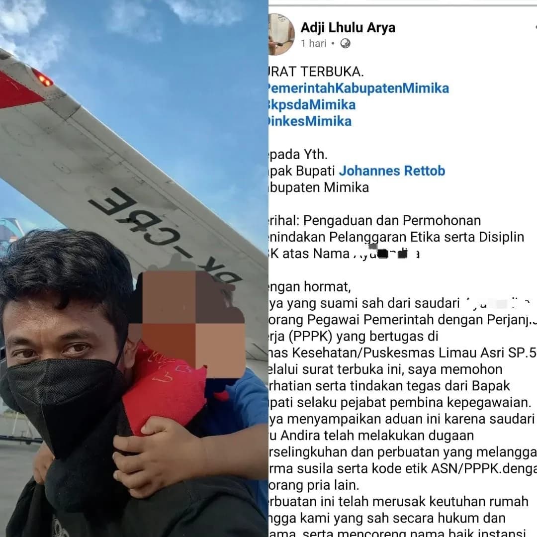 Ilustrasi berita Mimika: Oknum Pegawai PPPK Diadukan Suami ke Pemda Mimika, Berawal dari Hapus DM Tiktok dan Absen 3 Bulan