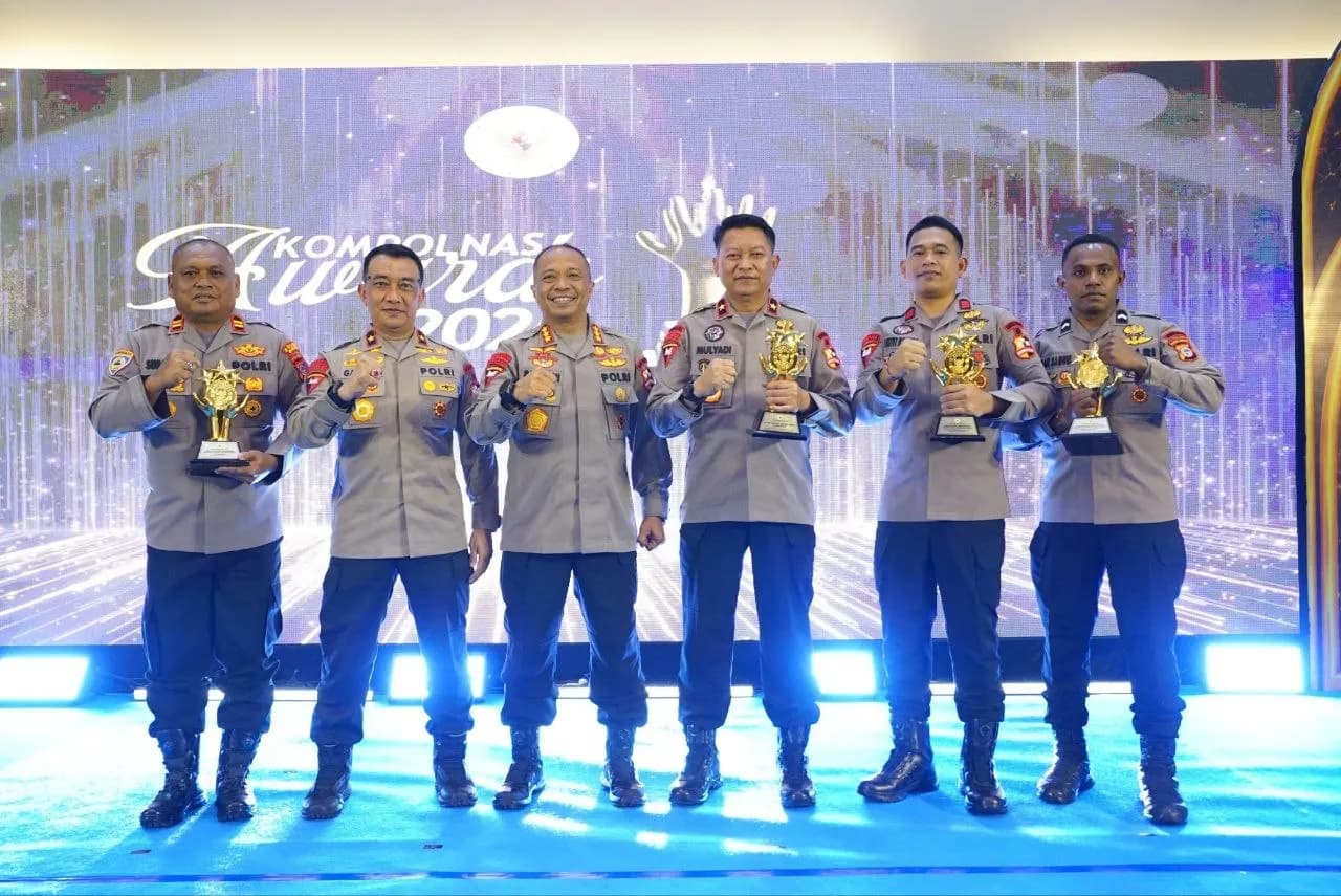 Ilustrasi berita Hukum: Tiga Personel Operasi Damai Cartenz Raih Penghargaan Kompolnas Awards 2026