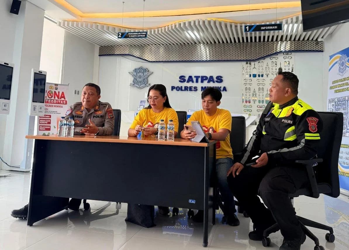 Ilustrasi berita Mimika: Satlantas Polres Mimika Gandeng Maxim Timika Bangun Budaya Tertib Berlalu Lintas