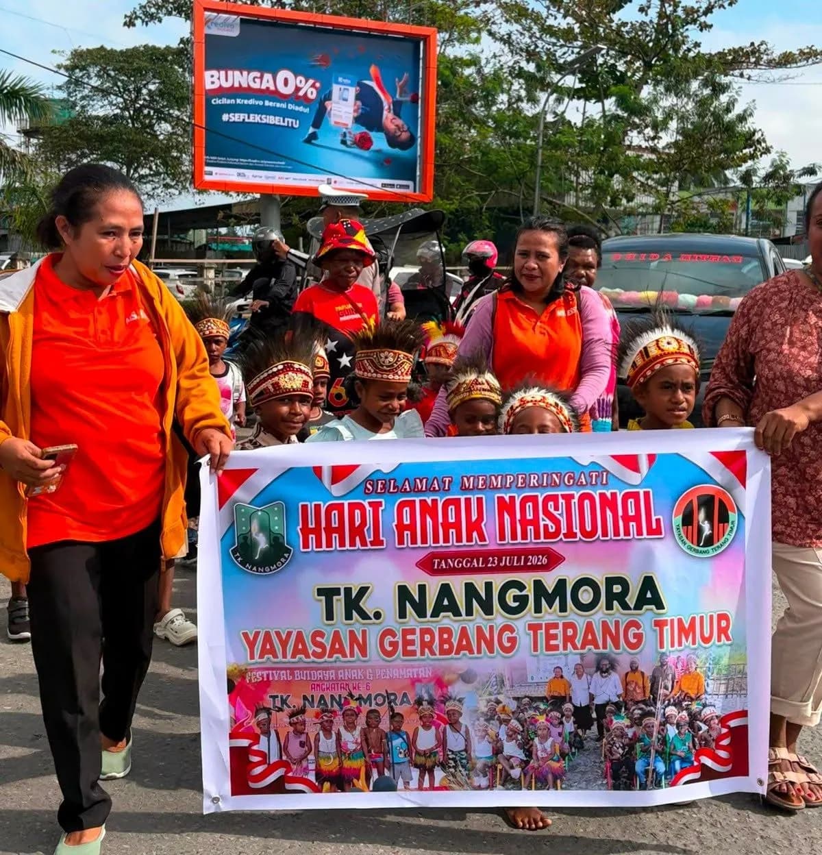 Ilustrasi berita Mimika: 2.000 Anak PAUD dan TK Penuhi Eme Neme Yauware, Parade Budaya Warnai Hari Anak Nasional di Mimika