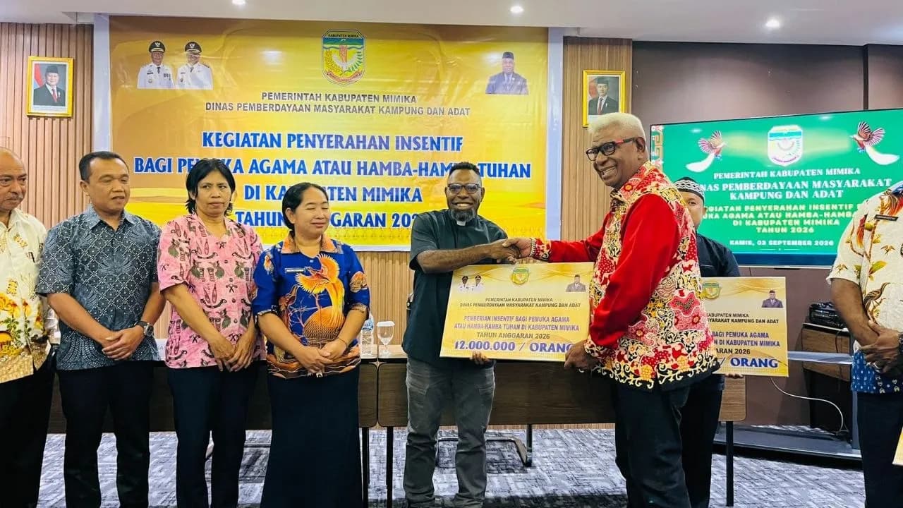 Ilustrasi berita Mimika: Pemkab Mimika Salurkan Insentif Rp12 Miliar untuk 1.000 Tokoh Agama