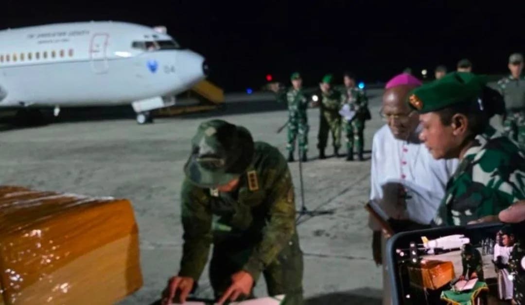 Ilustrasi berita JAYAPURA: Pangkogabwilhan III Serahkan Jenazah Pilot Korban KKB kepada AMA
