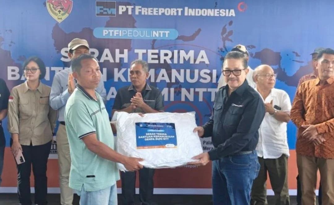Ilustrasi berita PT Freeport: Freeport Indonesia Salurkan Bantuan Rp2,5 Miliar Korban Gempa NTT