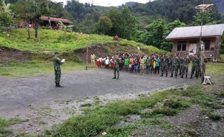 Mimika papua, TNI