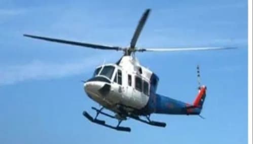 Helicopter jatuh di Papua