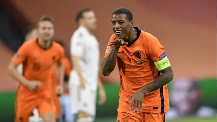 Ilustrasi berita OLAHRAGA: Belanda Kalahkan Bosnia, Wijnaldum Kembali Rasakan Kegembiraan