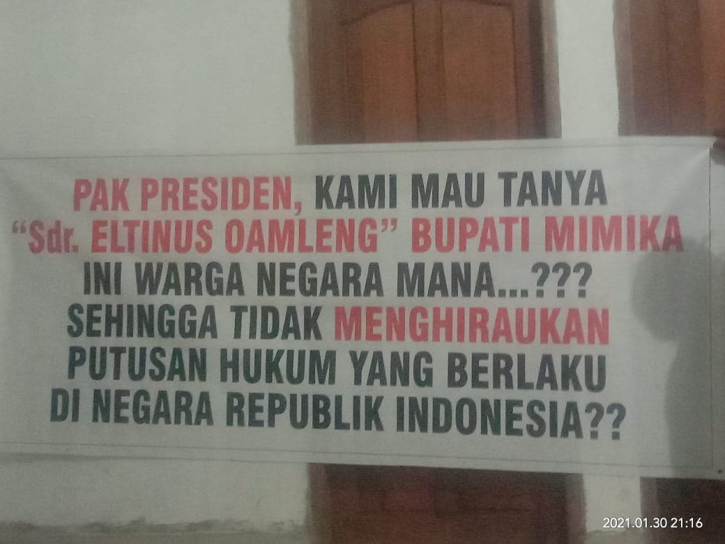 Ilustrasi berita MIMIKA: Flash News: 9 Kepala Kampung Demo di Kantor Bupati Mimika, Tuntut Segera Dilantik