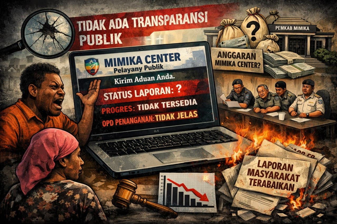 Mimika Center Mulai Dipertanyakan, Dana Mengalir Tapi Dashboard Transparansi Tak Terlihat